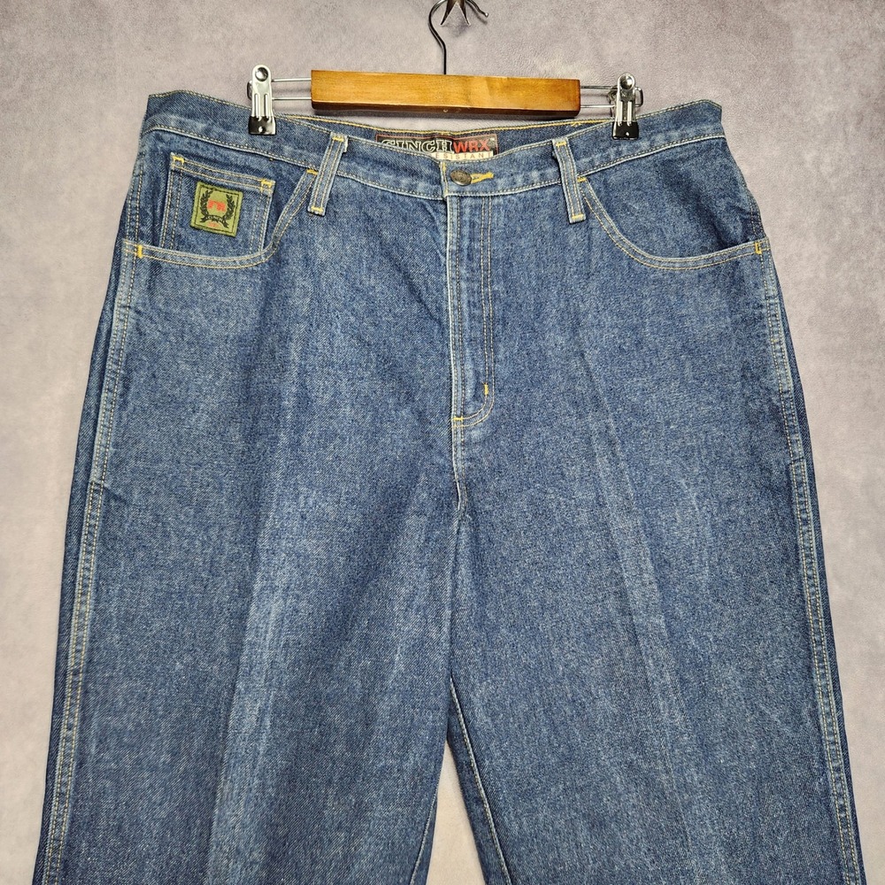 Vintage Cinch WRX FR Flame Resistant Green Label Jeans 38x36 Mens Workwear Pants